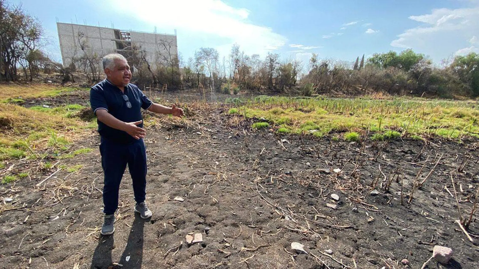 Otro de los sitios donde había miles de litros de agua acumulada es en la junta auxiliar de San Francisco Totimehuacan